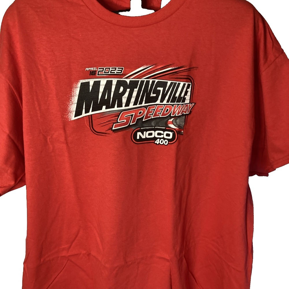 T-Shirt NASCAR Graphic Men's Red 2XLarge Martinsville Speedway Auto New w/ Tags